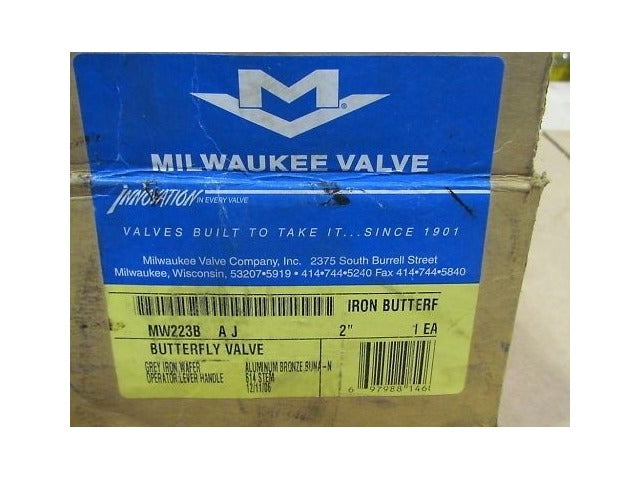 Milwaukee 2" Butterfly Valve Lever Lock Handle MW223B