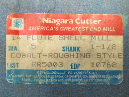 Niagara 14 Flute Roughing 5" Cobalt Roughing Shell End Mill Cutter USA