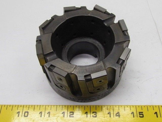 Ingersoll Rand 4" Indexable Face Mill Ten LNE434-02 Inserts 1 1/2" Arbor