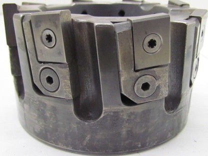 Ingersoll Rand 4" Indexable Face Mill Ten LNE434-02 Inserts 1 1/2" Arbor