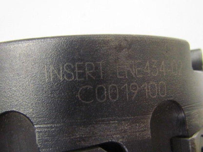 Ingersoll Rand 4" Indexable Face Mill Ten LNE434-02 Inserts 1 1/2" Arbor (07)