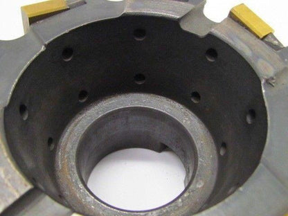 Ingersoll Rand 4" Indexable Face Mill Ten LNE434-02 Inserts 1 1/2" Arbor (07)