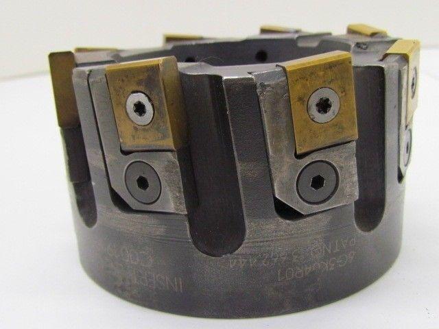 Ingersoll Rand 4" Indexable Face Mill Ten LNE434-02 Inserts 1 1/2" Arbor (07)