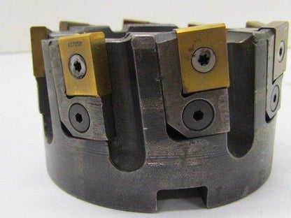 Ingersoll Rand 4" Indexable Face Mill Ten LNE434-02 Inserts 1 1/2" Arbor (07)