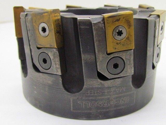 Ingersoll Rand 4" Indexable Face Mill Ten LNE434-02 Inserts 1 1/2" Arbor (07)