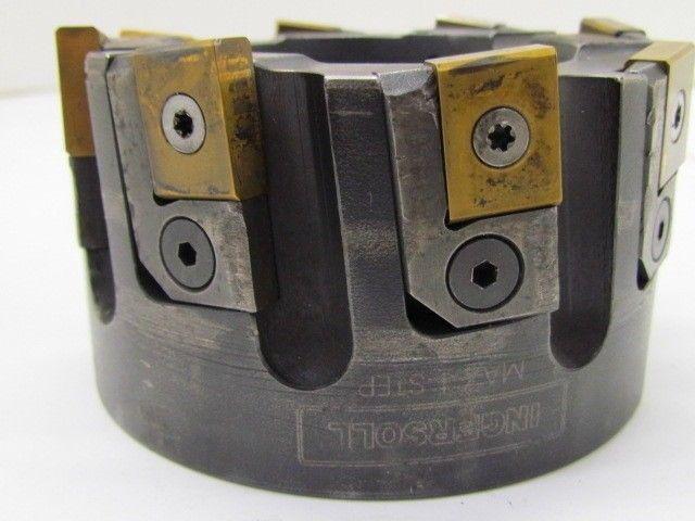 Ingersoll Rand 4" Indexable Face Mill Ten LNE434-02 Inserts 1 1/2" Arbor (07)