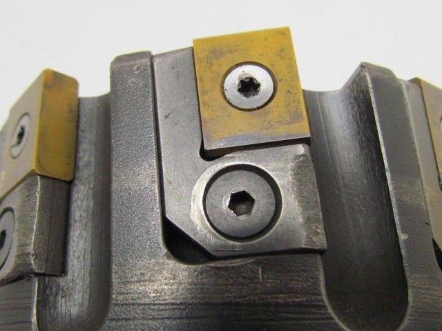 Ingersoll Rand 4" Indexable Face Mill Ten LNE434-02 Inserts 1 1/2" Arbor (07)