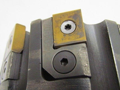 Ingersoll Rand 4" Indexable Face Mill Ten LNE434-02 Inserts 1 1/2" Arbor (07)