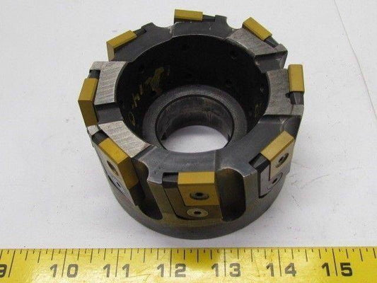 Ingersoll Rand 4" Indexable Face Mill Ten NEW LNE434-02 Inserts 1 1/2" Arbor