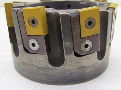 Ingersoll Rand 4" Indexable Face Mill Ten NEW LNE434-02 Inserts 1 1/2" Arbor