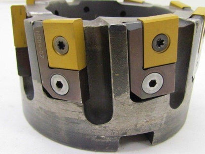 Ingersoll Rand 4" Indexable Face Mill Ten NEW LNE434-02 Inserts 1 1/2" Arbor