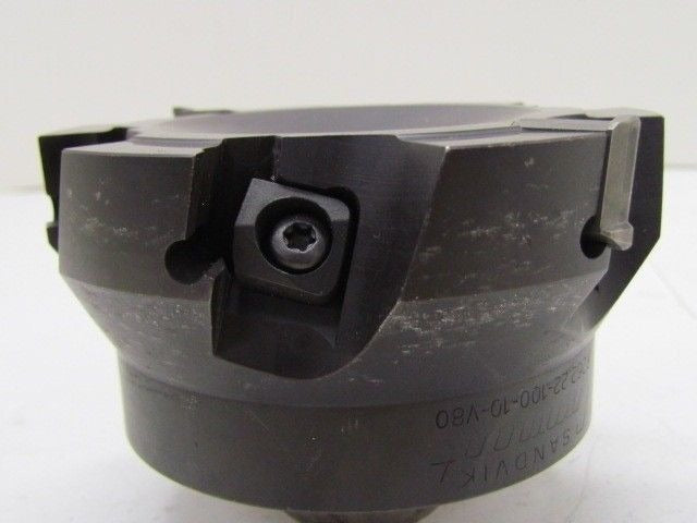 Sandvik Coromant R262.22-100-10-V80 100mm dia Face Mill 32mm Arbor indexable
