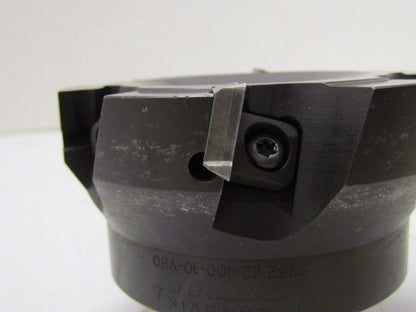Sandvik Coromant R262.22-100-10-V80 100mm dia Face Mill 32mm Arbor indexable