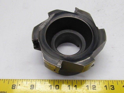 Ingersoll 4" Face Mill Indexable Milling Cutter 1 1/2" Arbor 6-Inserts