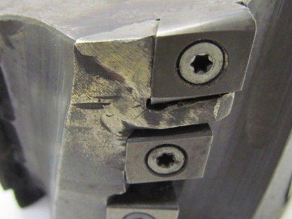 4" dia Indexable Face Mill 10 Degree 18 Inserts 1 1/2" Arbor End Cutter Milling