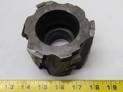 4" dia Indexable Face Mill 10 Degree 18 Inserts 1 1/2" Arbor End Cutter Milling