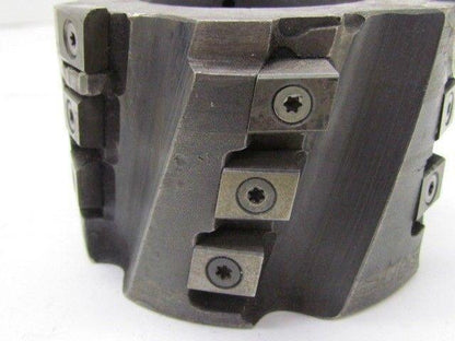 4" dia Indexable Face Mill 10 Degree 18 Inserts 1 1/2" Arbor End Cutter Milling