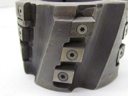 4" dia Indexable Face Mill 10 Degree 18 Inserts 1 1/2" Arbor End Cutter Milling