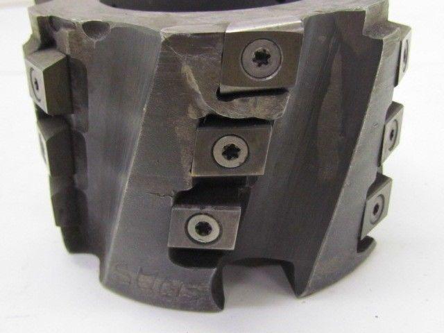 4" dia Indexable Face Mill 10 Degree 18 Inserts 1 1/2" Arbor End Cutter Milling