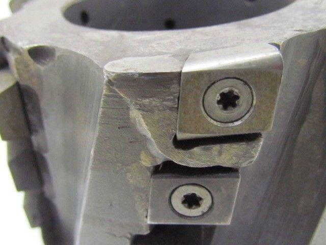 4" dia Indexable Face Mill 10 Degree 18 Inserts 1 1/2" Arbor End Cutter Milling