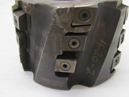 4" dia Indexable Face Mill 10 Degree 18 Inserts 1 1/2" Arbor End Cutter Milling