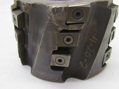 4" dia Indexable Face Mill 10 Degree 18 Inserts 1 1/2" Arbor End Cutter Milling