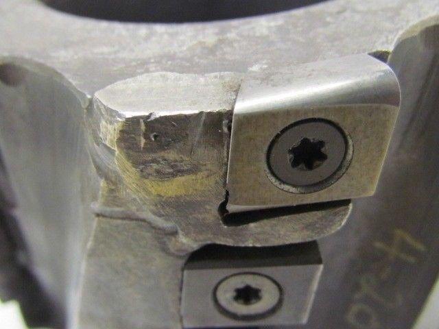 4" dia Indexable Face Mill 10 Degree 18 Inserts 1 1/2" Arbor End Cutter Milling