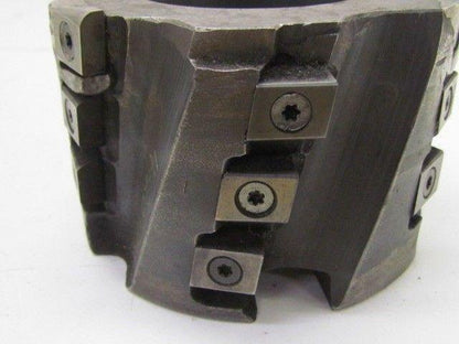4" dia Indexable Face Mill 10 Degree 18 Inserts 1 1/2" Arbor End Cutter Milling