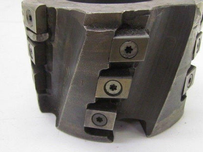 4" dia Indexable Face Mill 10 Degree 18 Inserts 1 1/2" Arbor End Cutter Milling