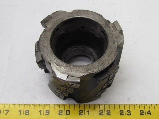 4" Dia x 3" High Indexable Face Mill Milling Cutter 1 1/2" Arbor 21 Inserts