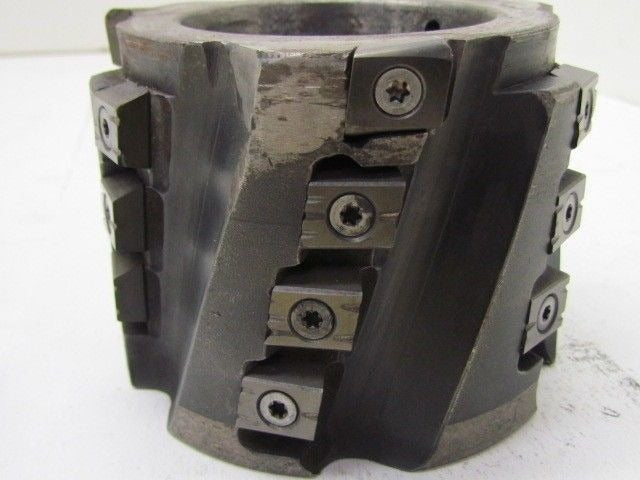 4" Dia x 3" High Indexable Face Mill Milling Cutter 1 1/2" Arbor 21 Inserts