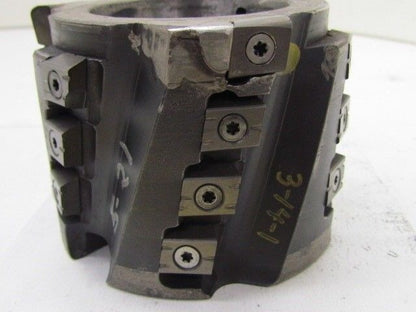 4" Dia x 3" High Indexable Face Mill Milling Cutter 1 1/2" Arbor 21 Inserts