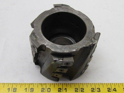 4" Dia. x 3" High Indexable Face Mill Milling Cutter 1 1/2" Arbor 21 Inserts