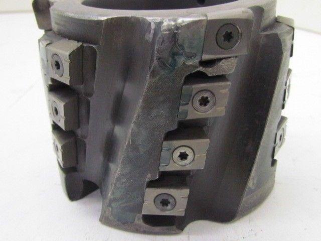 4" Dia. x 3" High Indexable Face Mill Milling Cutter 1 1/2" Arbor 21 Inserts