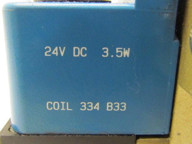 Ross W6576A4407 Pneumatic Solenoid Valve 24 VDC No. Manifold