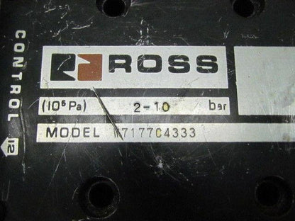Ross W7177C4333 120Volt Pneumatic Solenoid Valve