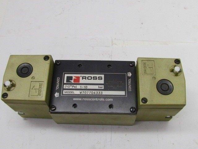 Ross W7077D4333 Pneumatic Valve 120/60 Solenoid NEW