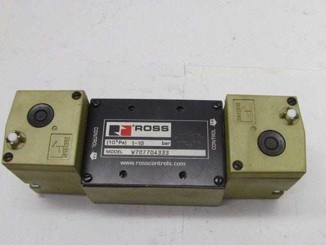 Ross W7077D4333 Pneumatic Valve 120/60 Solenoid NEW