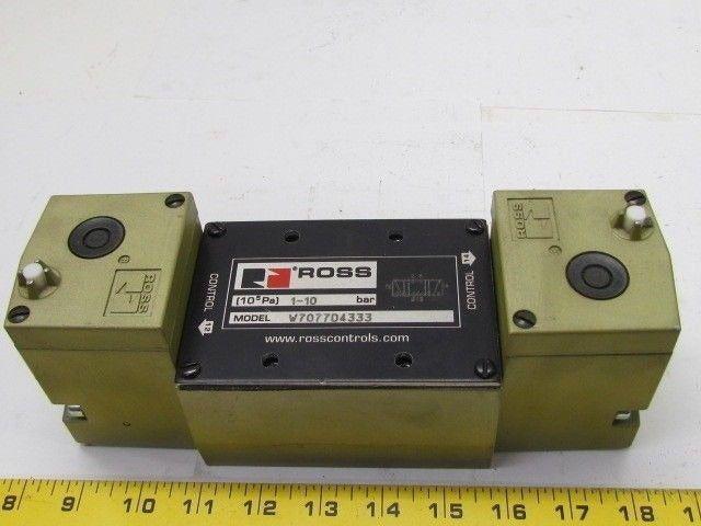 Ross W7077D4333 Pneumatic Valve 120/60 Solenoid NEW