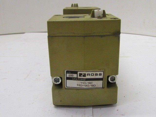 Ross W7077D4333 Pneumatic Valve 120/60 Solenoid NEW
