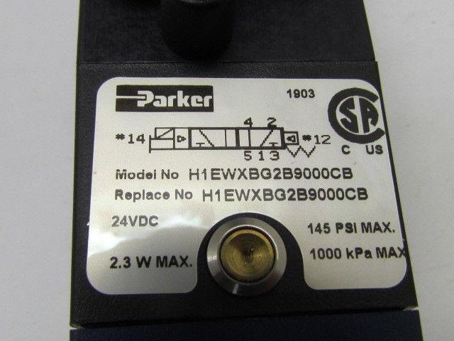 Parker H1EWXBG2B9000CB 24VDC Pneumatic Solenoid Valve