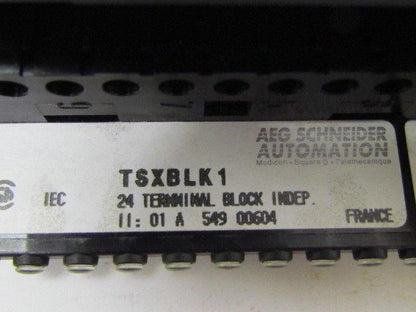 AEG Schneider Modicon Telemecanique TSXBLK1 24 Terminal Block Indep