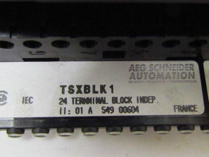 AEG Schneider Modicon Telemecanique TSXBLK1 24 Terminal Block Indep