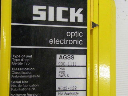 Sick AGSS 900-1111 Optic Light Curtain LightCurtain