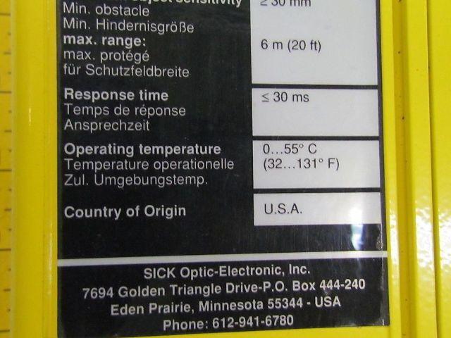 Sick AGSS 900-1111 Optic Light Curtain LightCurtain