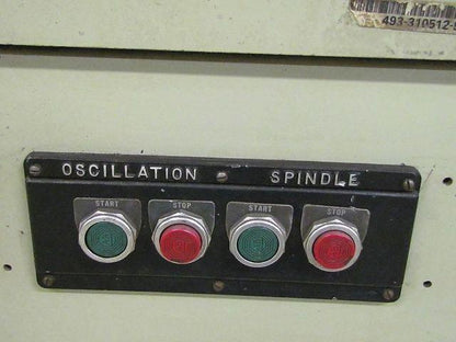 Standard Master Kindt-Collins Model OP 2HP Vertical Oscillating Spindle Grinder
