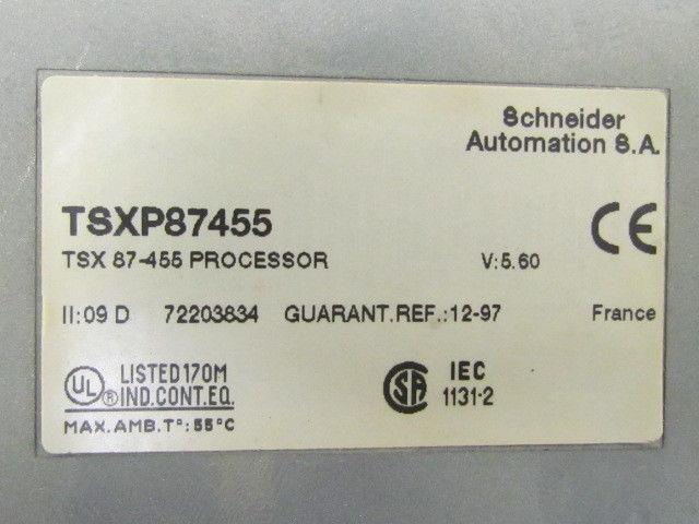 AEG Schneider TSXP87455 TSX-P87-455 Telemecanique Processor TSX 87-455 TSX 87 40