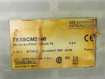 AEG Schneider Telemecanique TSXSCM2146 TSX SCM 2146 21 RS485 I/S/UTWAY HD/UNI/TE