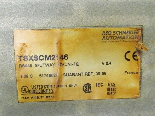AEG Schneider Telemecanique TSXSCM2146 TSX SCM 2146 21 RS485 I/S/UTWAY HD/UNI/TE