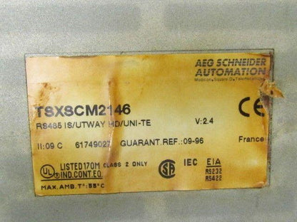 AEG Schneider Telemecanique TSXSCM2146 TSX SCM 2146 21 RS485 I/S/UTWAY HD/UNI/TE